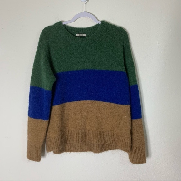 AYR the kickback sweatshirt tri color alpaca blend L - Picture 2 of 8